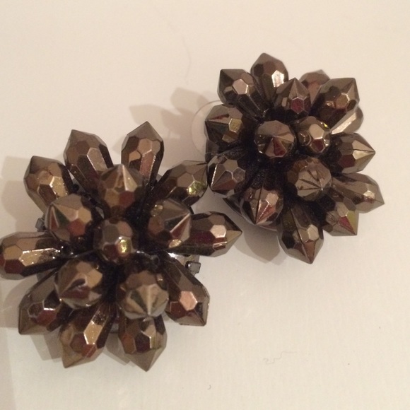 Bronze party earrings - Picture 2 of 4